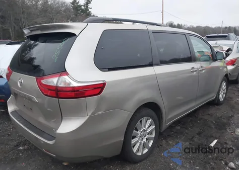 2017 Toyota Sienna Xle 7 Passenger z USA, uszkodzony, nr VIN 5TDDZ3DC4HS182078